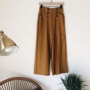 Mustard Flare Pants